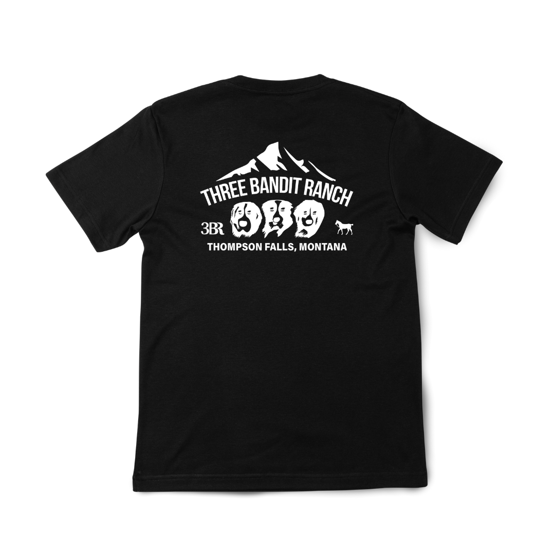 Kid's Three Bandit Ranch T-Shirt - Black